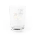 りーりーさんのお店のタピオカと高野豆腐 Water Glass :back