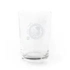 毎日ころりんの銀猫家紋 Water Glass :back