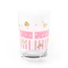 yoshiikanのティータイム(ピンク) グラス反対面