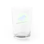 Goldfishの幸せの青い鳥 Water Glass :back