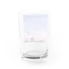 そらのおみせやさんの東雲の空 Water Glass :back