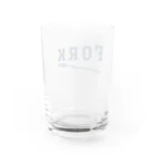 LONESOME TYPE ススのFORK (NAVY) Water Glass :back