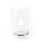 ne*muiのゆるチラ（ほっぺ） Water Glass :back