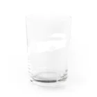 PoooompadoooourのGRAY SCALE Journey V8(Black and white) Water Glass :back