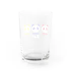 はちよんごのアカパンダアオパンダキパンダ Water Glass :back