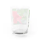 Aloha Blue Skyのハイビスカス Water Glass :back