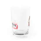 酵穣桃桜グッズのキラキラ桃桜グラス Water Glass :back