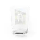 ハナちゃんの！の花冠ハナちゃん Water Glass :back