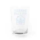 KAMDET カムデット　ストリートブランドのKAMDET  SPA CLUB  Design LOGO Water Glass :back