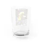 yukaのワカケホンセイインコのきいろちゃん Water Glass :back