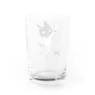 ウィスキー パブ ノワール【グッズ開発部】のノワール店員くろべぇくん Water Glass :back