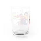 ミャンマーへの支援のミャンマーの鍋鳴らし Water Glass :back