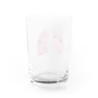 8anna storeの人体のなぞ。菌だらけの肺。 Water Glass :back