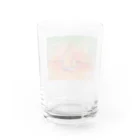 母のイラストグッズ♡のオレンジの想い出 Water Glass :back