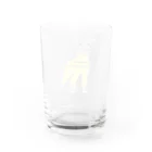 遥ん/犬顔絵　の「保護犬カフェ支援」グッズ シェリさん Water Glass :back