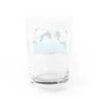 baddogのイロワケイルカ Water Glass :back