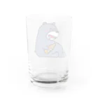 某たっちゃんの店のビアベア君 Water Glass :back