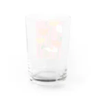 otofuke_madokaの華やかポピー Water Glass :back