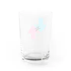 田舎ショップのアップ&ダウン Water Glass :back