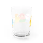 TeaDrop.Cのコザクラインコ５（色変わり） Water Glass :back