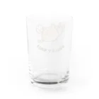 ユウィズのバレーボールくま Water Glass :back