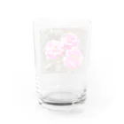 kopanの虹の世界のpink Rose Water Glass :back