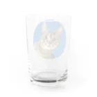 コムノのキジトラ猫の鶉（うずら） Water Glass :back