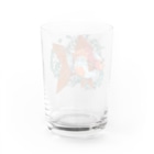 恒福水路の金魚（琉金）グラス Water Glass :back