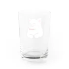 ふわにゃんshopのごきげんにゃんこ Water Glass :back