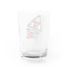 Snow King Ramping officialのTriangle manグッズ Water Glass :back