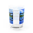 (株)えくぼの[BLUECHARGEロゴ] Water Glass :back