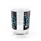 (株)えくぼの[BLUECAVEロゴ] Water Glass :back