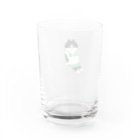 SUIMINグッズのお店の緑のビキニのねこ Water Glass :back