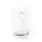 SUIMINグッズのお店の緑のビキニのねこ Water Glass :back