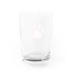 honey_sosの「にくきゅう うすピンク」 Water Glass :back