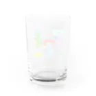わちゃぽ宇宙人/シマダソラシドのうちゅうじんの石膏像👽🔥 Water Glass :back