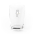 SUIMINグッズのお店のソフトクリームを急ぎめに運ぶねこ Water Glass :back