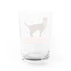 夢海月の猫 Water Glass :back