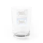 愛猫のグッズが欲しいのミーナ教信者T 「ミーナさまぁ…」 Water Glass :back