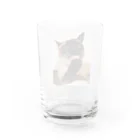 Siamese cat シャムの海♡ Water Glass :back