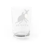 ゴロニャーのダサT屋さんのカブートさんは夏バテ中 from ボールヘッズ Water Glass :back