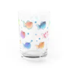 はちの字🐁 のまんまるきんぎょ Water Glass :back