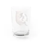 ナカムラショップのひとんちのねこ（にひき） Water Glass :back