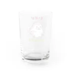 かわいい尻子玉のモンガガ Water Glass :back