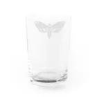 シャレコーベミュージアムのメンガタスズメ Water Glass :back