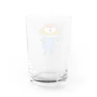 むつ さとしの浮かぶ犬 Water Glass :back