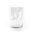 黒白黒猫屋の断食太鼓 Water Glass :back