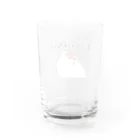 dot finchのだいじょばない文鳥 Water Glass :back