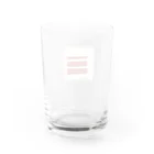 kayosaramuukのkayomuuk playfulness Water Glass :back