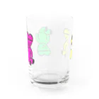 くまくま。ショップのくまくま。グミゴールドベア Water Glass :back